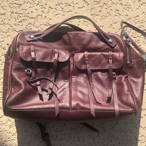 Double Zipper Messenger Bag